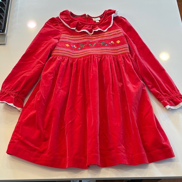 MINI BODEN Girls Velvet Dress, Excellent condition. - Picture 1 of 5